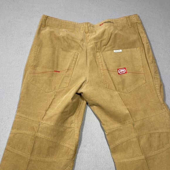 Ecko Unltd Pants Mens 36 Beige Flat Front Lightweight Straight Leg Corduroy NWOT - Picture 9 of 11